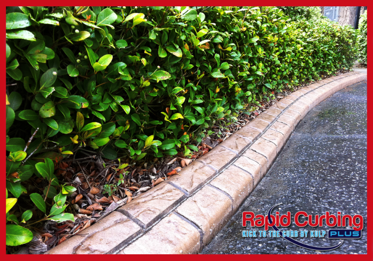 Custom Stamped Edging - Paver